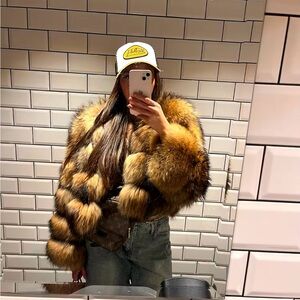 Fur jacket for women